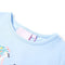 Kindershirt fiets 104 lichtblauw