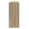 Wandkast 80x33x80 cm bewerkt hout sonoma eikenkleurig