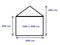Opslagtent Premium PVC 4x4x2 mtr in Wit