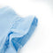 Kindershirt met ruches aan de mouwen 116 lichtblauw