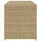 VidaXL Tuinbox 283 L poly rattan gemengd beige