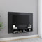 Tv-wandmeubel 120x23,5x90 cm spaanplaat grijs