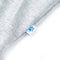 Kindershirt met korte mouwen 116 grijs
