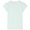 Kindershirt regenboog en palmbomen 92 lichtmintkleurig