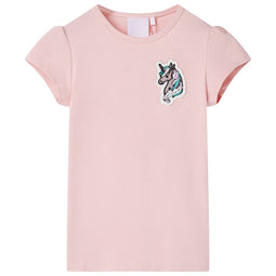 Kindershirt 92 lichtroze
