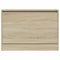 Schoenenkast 80x21x57 cm bewerkt hout sonoma eikenkleurig