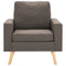 Fauteuil stof taupe
