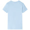 Kindershirt busjesprint 116 lichtblauw