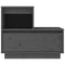 Nachtkastjes 2 st 60x34x51 cm massief grenenhout grijs