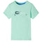 Kindershirt met korte mouwen 116 lichtgroen