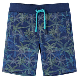 Kindershorts met trekkoord 104 marineblauw
