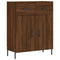 Dressoir 69,5x34x90 cm bewerkt hout bruineikenkleurig