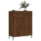 Dressoir 69,5x34x90 cm bewerkt hout bruineikenkleurig
