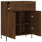 Dressoir 69,5x34x90 cm bewerkt hout bruineikenkleurig