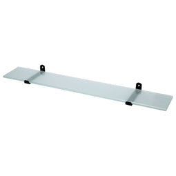 Haceka Ixi - Glazen plankje Mat Zwart RVS 60cm