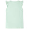 Kindershirt met ruches aan de mouwen 128 zachtgroen