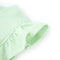 Kindershirt met ruches aan de mouwen 128 zachtgroen