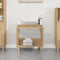 Wastafelkast 58x33x60 cm bewerkt hout sonoma eikenkleurig