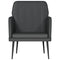 Fauteuil 61x78x80 cm kunstleer zwart