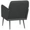 Fauteuil 61x78x80 cm kunstleer zwart