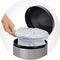 Rotho Paso Pedaalemmer Rond 20L Silver Metallic