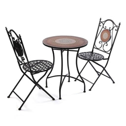 Tafel met twee stoelen Versa Fiji 60 x 71 x 60 cm