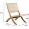 Trädgårdsstol Beau Rivage Beige 75 x 73 x 60 cm Opvouwbaar 2 Stuks