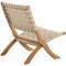 Trädgårdsstol Beau Rivage Beige 75 x 73 x 60 cm Opvouwbaar 2 Stuks