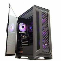 ATX Semi-toren doos Tempest TP-ATX-CS-MI Zwart