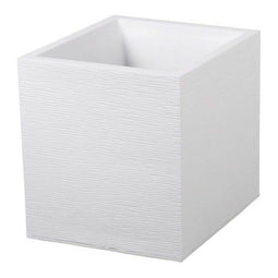 Bloempot EDA Rood Antraciet Donker grijs Plastic Vierkant 5 cm