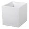 Bloempot EDA Rood Antraciet Donker grijs Plastic Vierkant 5 cm