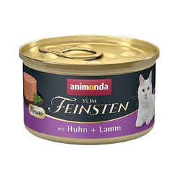 ANIMONDA Vom Feinsten Mush Kip en Lam - natvoer voor katten - 85 g