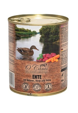 O'CANIS hondenvoer in blik - natvoer - eend, gierst en wortels - 800 g