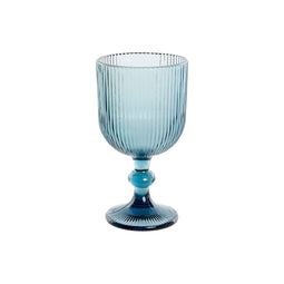 Set van bekers DKD Home Decor Blauw Kristal 325 ml