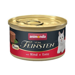 ANIMONDA Vom Feinsten Musa Rund en Eend - natvoer voor katten - 85 g