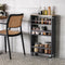 Keukentrolley Versa Donker grijs Metaal Hout MDF 15 x 79 x 50 cm