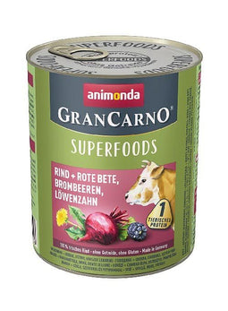 ANIMONDA GranCarno 4017721824408 natvoer voor hond Biet, Rundvlees, Braam, Taraxacum Adult (anima...