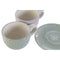 Set van koffiekopjes DKD Home Decor Blauw Wit Groen Lila Metaal 180 ml