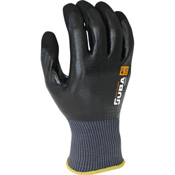 Werkhandschoenen JUBA Nylon Nitril Zwart Maat 9