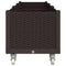 Plantenbak met wielen 240x50x54 cm polypropeen bruin