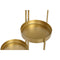 Grondlegger DKD Home Decor 45 x 28 x 100 cm Zwart Gouden Metaal (2 Stuks)