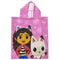 Poncho-Handdoek met Capuchon Gabby's Dollhouse Roze 50 x 115 cm