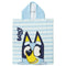 Poncho-Handdoek met Capuchon Bluey Licht Blauw 50 x 115 cm