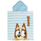 Poncho-Handdoek met Capuchon Bluey Licht Blauw 50 x 115 cm