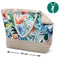 Handtas Blauw Strand Blommor