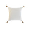 Kussen Home ESPRIT Beige Natuurlijk Boho 45 x 5 x 45 cm