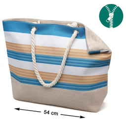 Handtas Strand Strepen 54 x 36,5 x 14 cm