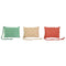 Kussen Home ESPRIT Groen Beige Koraal 30 x 10 x 20 cm (3 Stuks)
