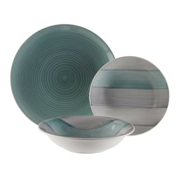 Serviesset Versa Leanne Blauw Keramiek 26,5 x 26,5 cm 18 Onderdelen