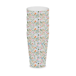 Glazenset Versa Polyethyleen RPET Blommor 4 Onderdelen